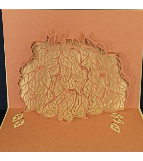 Carte pop-up Rifletto, Forêt de feuillus, fabriquée en Allemagne