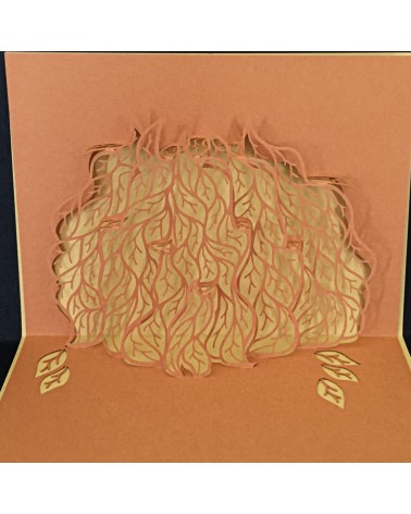 Carte pop-up Rifletto, Forêt de feuillus, fabriquée en Allemagne