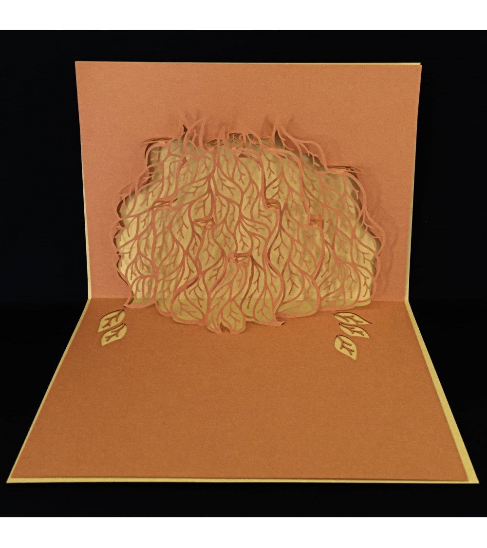 Carte pop-up Rifletto, Forêt de feuillus, fabriquée en Allemagne