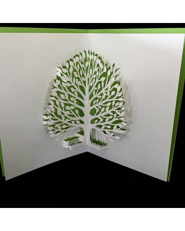 Carte pop-up Rifletto, Arbre, fabriquée en Allemagne