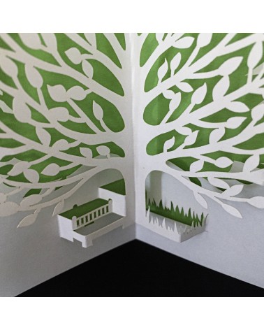 Carte pop-up Rifletto, Arbre, fabriquée en Allemagne