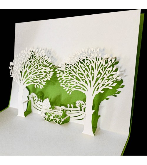 Carte pop-up Rifletto, Landau, fabriquée en Allemagne