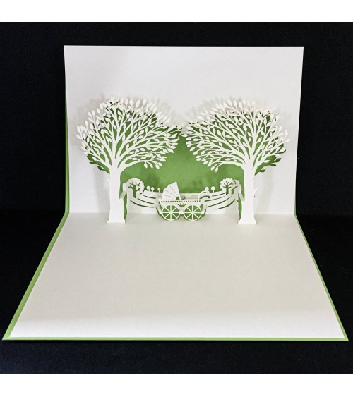 Carte pop-up Rifletto, Landau, fabriquée en Allemagne