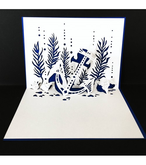 Carte pop-up Rifletto, Ancre, fabriquée en Allemagne