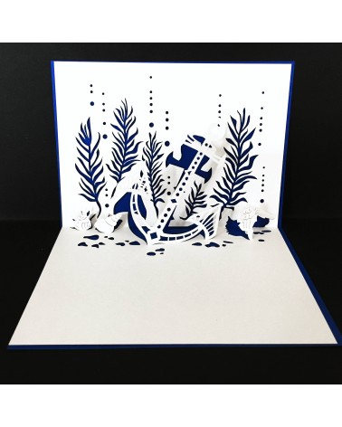 Carte pop-up Rifletto, Ancre, fabriquée en Allemagne