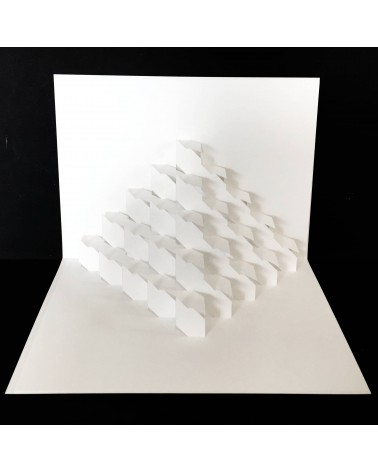 Carte pop-up Rifletto, Cubo, fabriquée en Allemagne