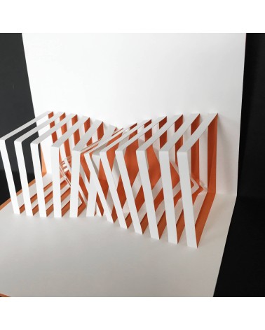 Carte pop-up Rifletto, Inverso orange, fabriquée en Allemagne