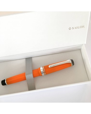 Stylo-plume Sailor PG Orange, bec or rhodié