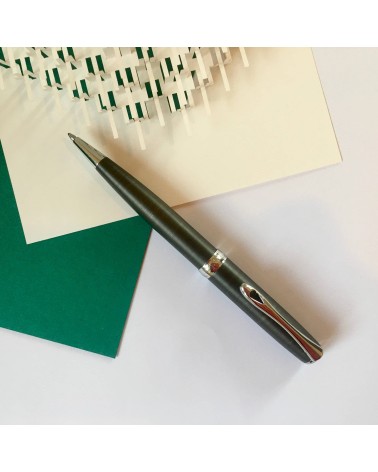 Stylo-bille Diplomat Excellence A2 Oxyd Iron. L'Ecritoire design, Lausanne.