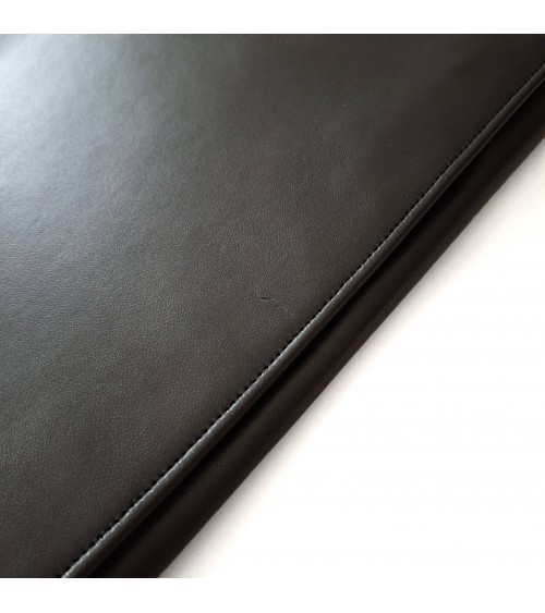 Chemise PA 3 rabats format A4, cuir noir