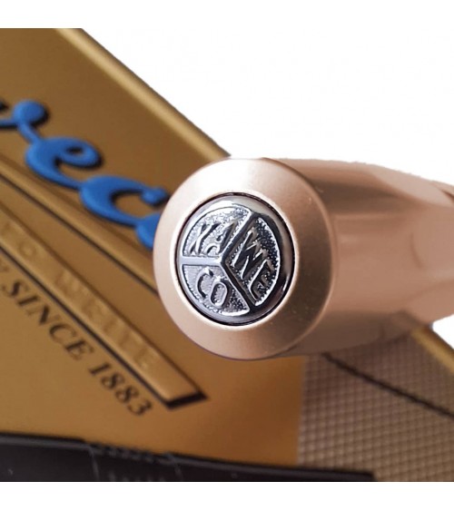 Stylo-plume Kaweco AL Sport Rosé Gold, bec acier.