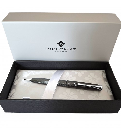 Stylo-bille Diplomat Esteem Black Barley, fabriqué en Allemagne