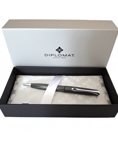 Stylo-bille Diplomat Esteem Black Barley, fabriqué en Allemagne