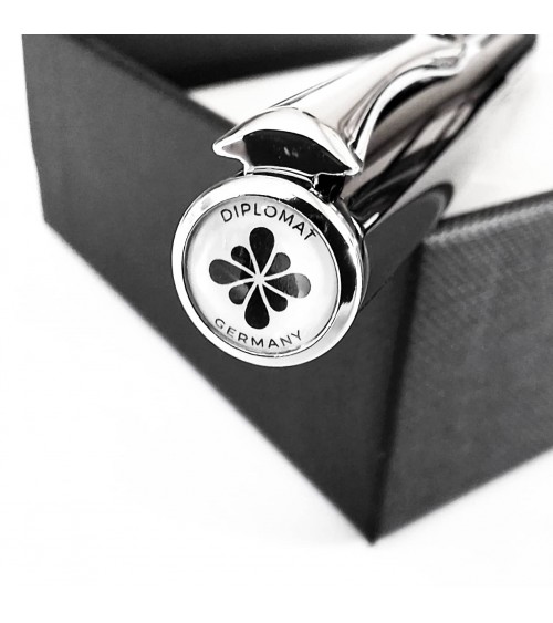 Stylo-bille Diplomat Esteem Noir Laqué, fabriqué en Allemagne