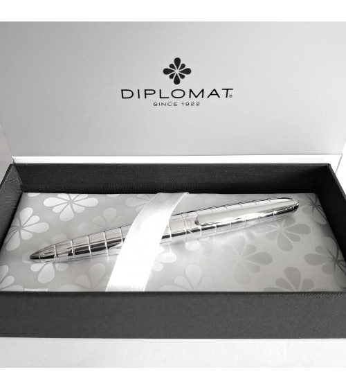 Roller Diplomat Aero Rhomb Chrome, fabriqué en Allemagne