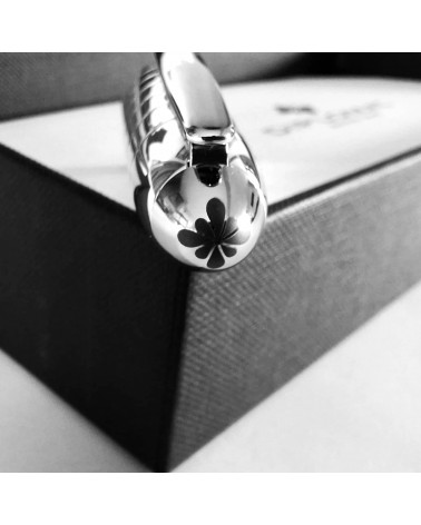 Stylo-plume Diplomat Aero Rhomb Chrome, plume acier inoxydable, fabriqué en Allemagne