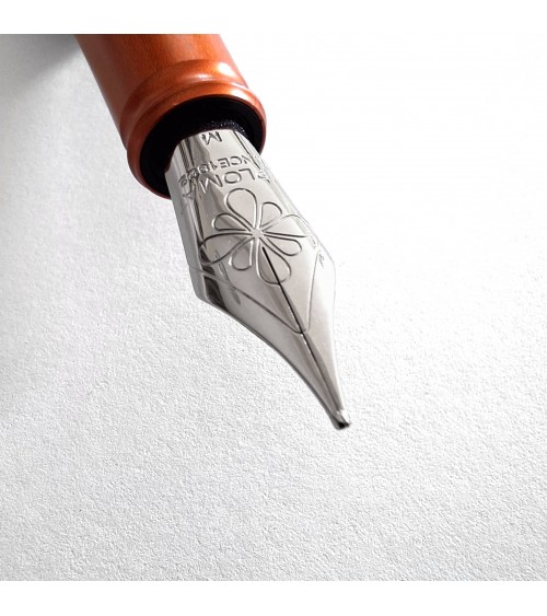 Stylo-plume Diplomat Elox Matrix Noir-Orange, fabriqué en Allemagne