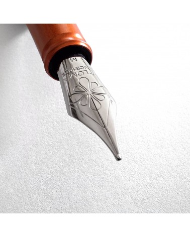 Stylo-plume Diplomat Elox Matrix Noir-Orange, fabriqué en Allemagne