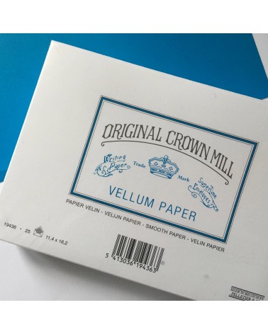 Paquet de 25 enveloppes Original Crown Mill papier vélin