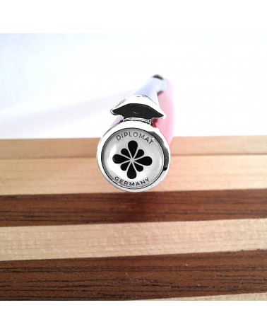 Stylo-bille Diplomat Esteem Rouge laqué, fabriqué en Allemagne