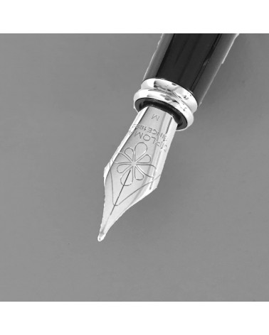 Stylo-plume Diplomat Excellence A2 noir mat, fabriqué en Allemagne