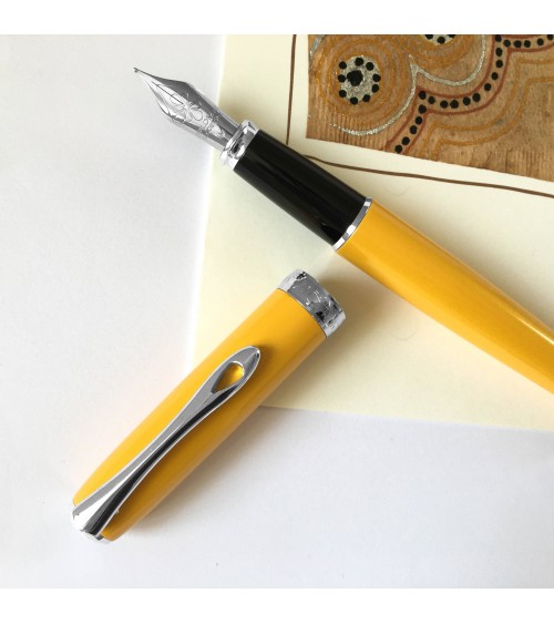 Stylo-plume Diplomat Excellence A2 Yellow, fabriqué en Allemagne