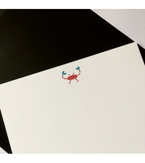 Entête sur le papier à lettre de Monsieur Papier "Crabe"