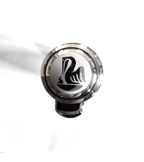 Stylo-plume à piston Pelikan Souverän 805 Black Blue, plume or 18 carats rhodié