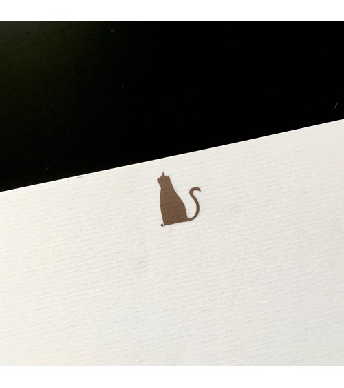 Entête sur le papier à lettre de Monsieur Papier "Chat"