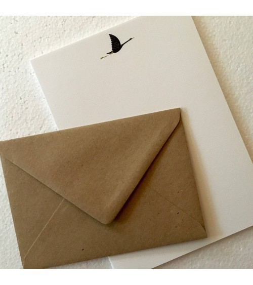 Coffret correspondance de Monsieur Papier: "Vol de nuit". L'Ecritoire design, lausanne.
