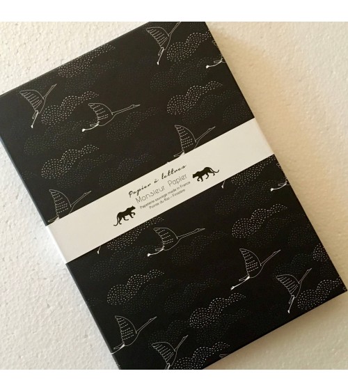 Coffret correspondance de Monsieur Papier: "Vol de nuit". L'Ecritoire design, lausanne.