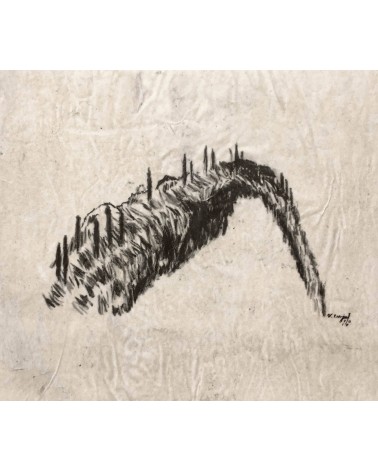 Tableau titré « Arche de terre », 2017, par le peintre cubain Vladimir Carvajal