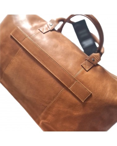 Sac de voyage Maverick, cuir de vachette pleine fleur