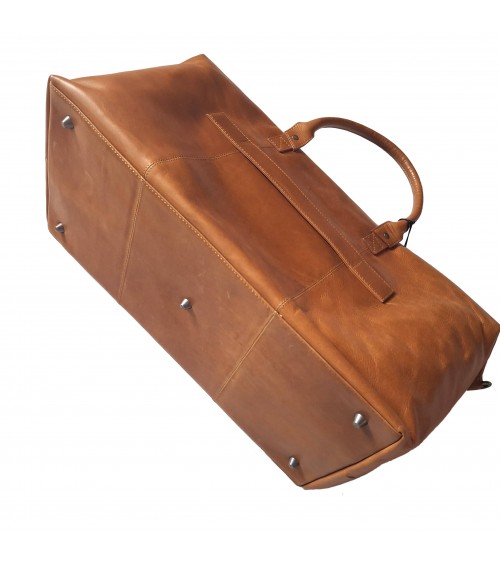 Sac de voyage Maverick, cuir de vachette pleine fleur