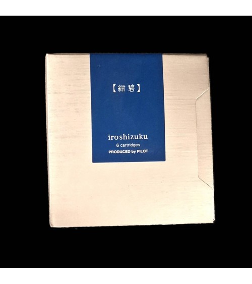 Cartouches Iroshizuku pour stylos-plume de la marque Pilot, Kon-Peki (bleu azur)