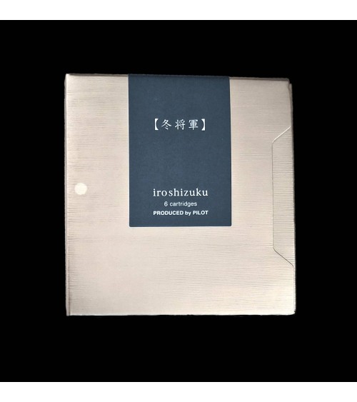 Cartouches Iroshizuku pour stylos-plume de la marque Pilot, Fuyu-Syogun (gris bleu)