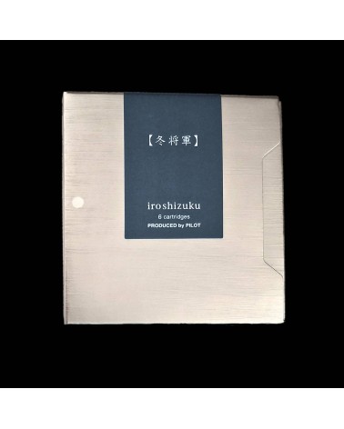 Cartouches Iroshizuku pour stylos-plume de la marque Pilot, Fuyu-Syogun (gris bleu)
