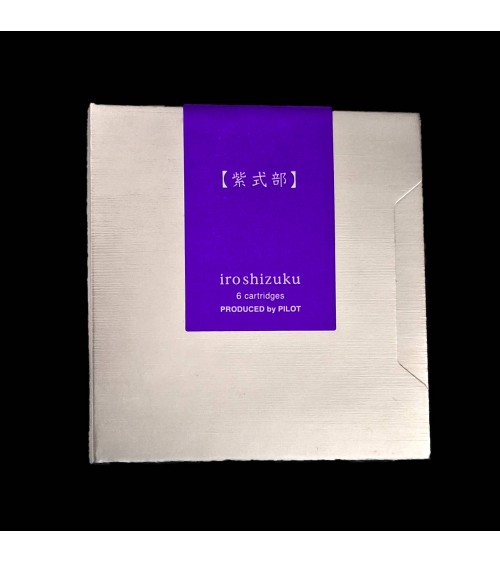 Cartouches Iroshizuku pour stylos-plume de la marque Pilot, Murasaki-shikibu (mauve)