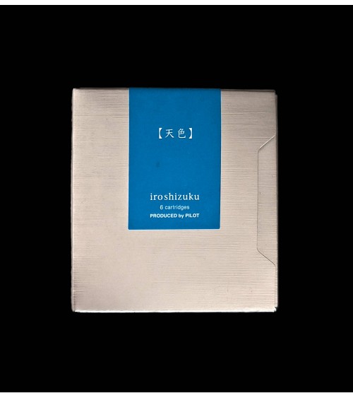 Cartouches Iroshizuku pour stylos-plume de la marque Pilot, Ama-Iro (bleu ciel)