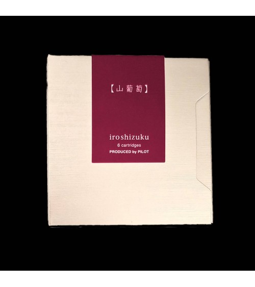 Cartouches Iroshizuku pour stylos-plume de la marque Pilot, Yama-Budo (pourpre)