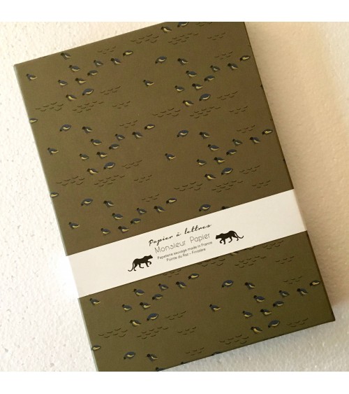 Coffret correspondance de Monsieur Papier: "Bécasseau". L'Ecritoire design, Lausanne.