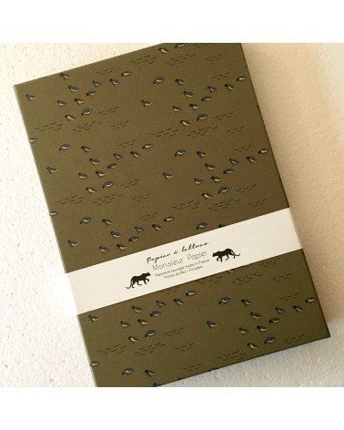 Coffret correspondance de Monsieur Papier: "Bécasseau". L'Ecritoire design, Lausanne.