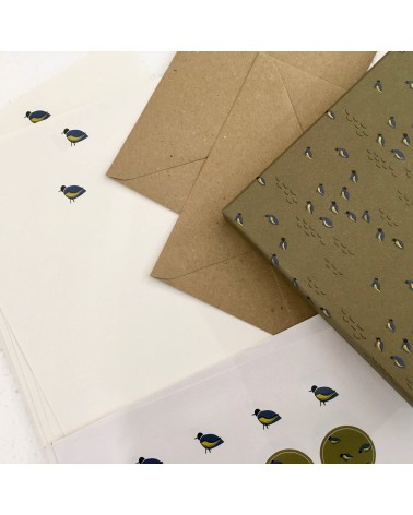 Coffret correspondance de Monsieur Papier: "Bécasseau". L'Ecritoire design, Lausanne.