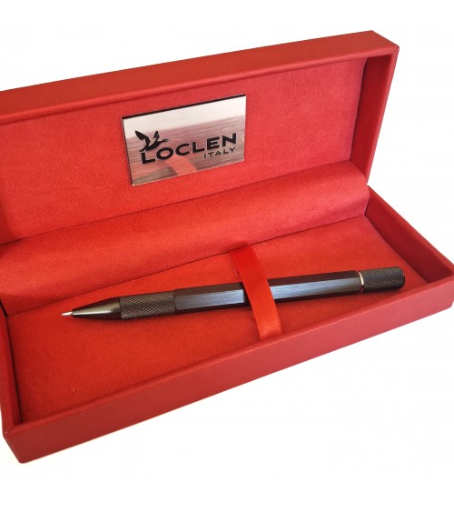 Porte-mine Loclen Tekno Hex Black, fabriqué en Italie