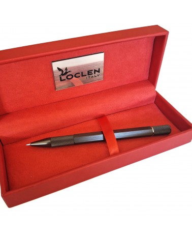 Porte-mine Loclen Tekno Hex Black, fabriqué en Italie