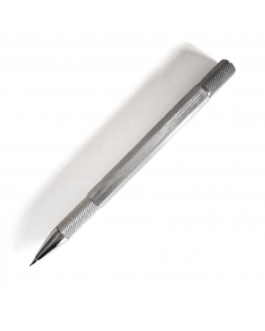 Porte-mine Loclen Tekno Hex Chrome, fabriqué en Italie