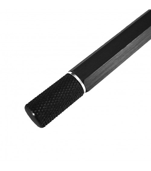 Stylo-bille Loclen Tekno Hex Black, fabriqué en Italie