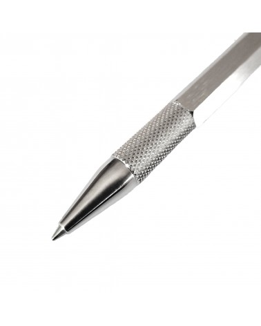 Stylo-bille Loclen Tekno Hex Chrome, fabriqué en Italie