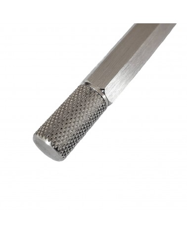 Stylo-bille Loclen Tekno Hex Chrome, fabriqué en Italie