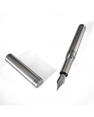 Stylo-plume Loclen Tiny Fountain Pen Chrome, fabriqué en Italie